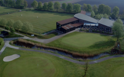Golfwedstrijd bij golfbaan De Golfhorst
